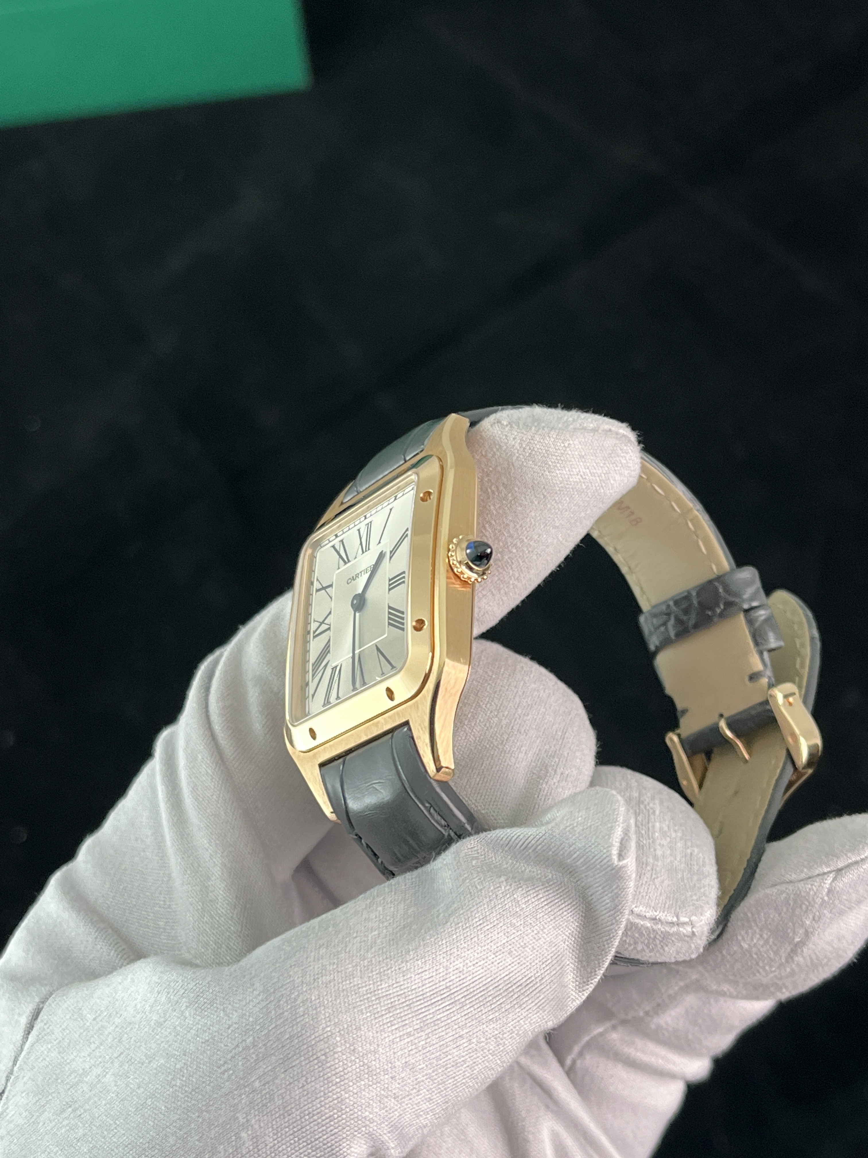 Buy Cartier | Santos de Cartier Santos-Dumont Red Gold | WGSA0021 in ...