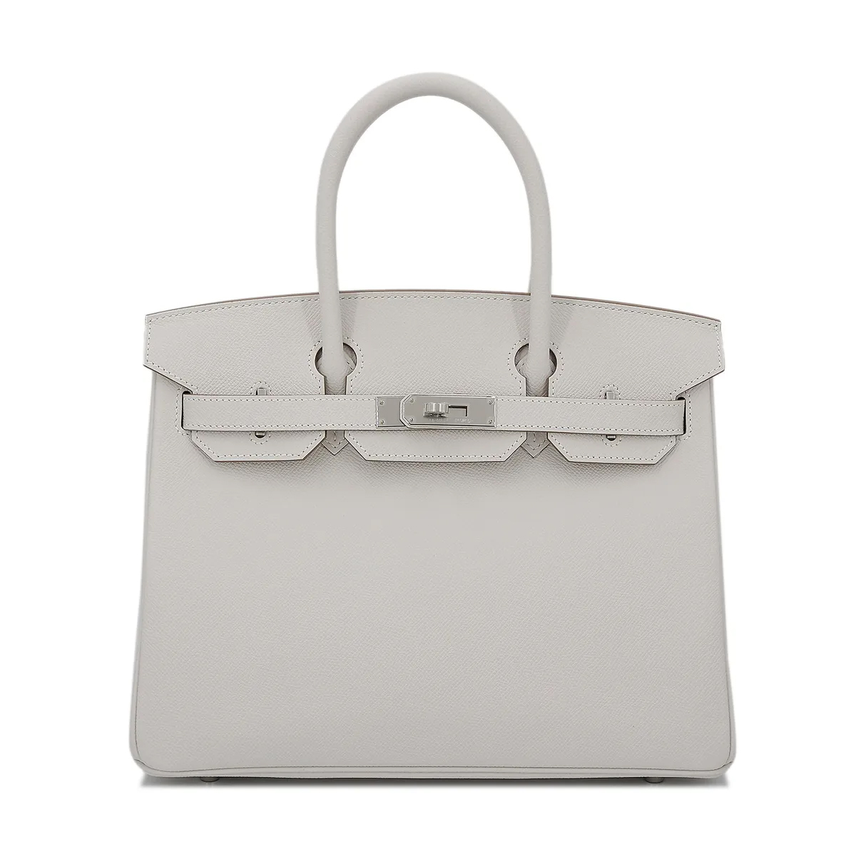 Buy Hermes BIRKIN 30 M4 Gris Pale Silver Hardware in Dubai in Luxury watch boutique WATCH LAB