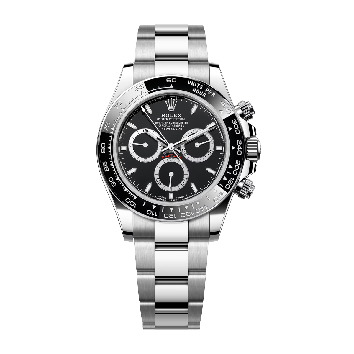 Buy Rolex COSMOGRAPH DAYTONA Steel Black Dial 126500LN In Dubai 