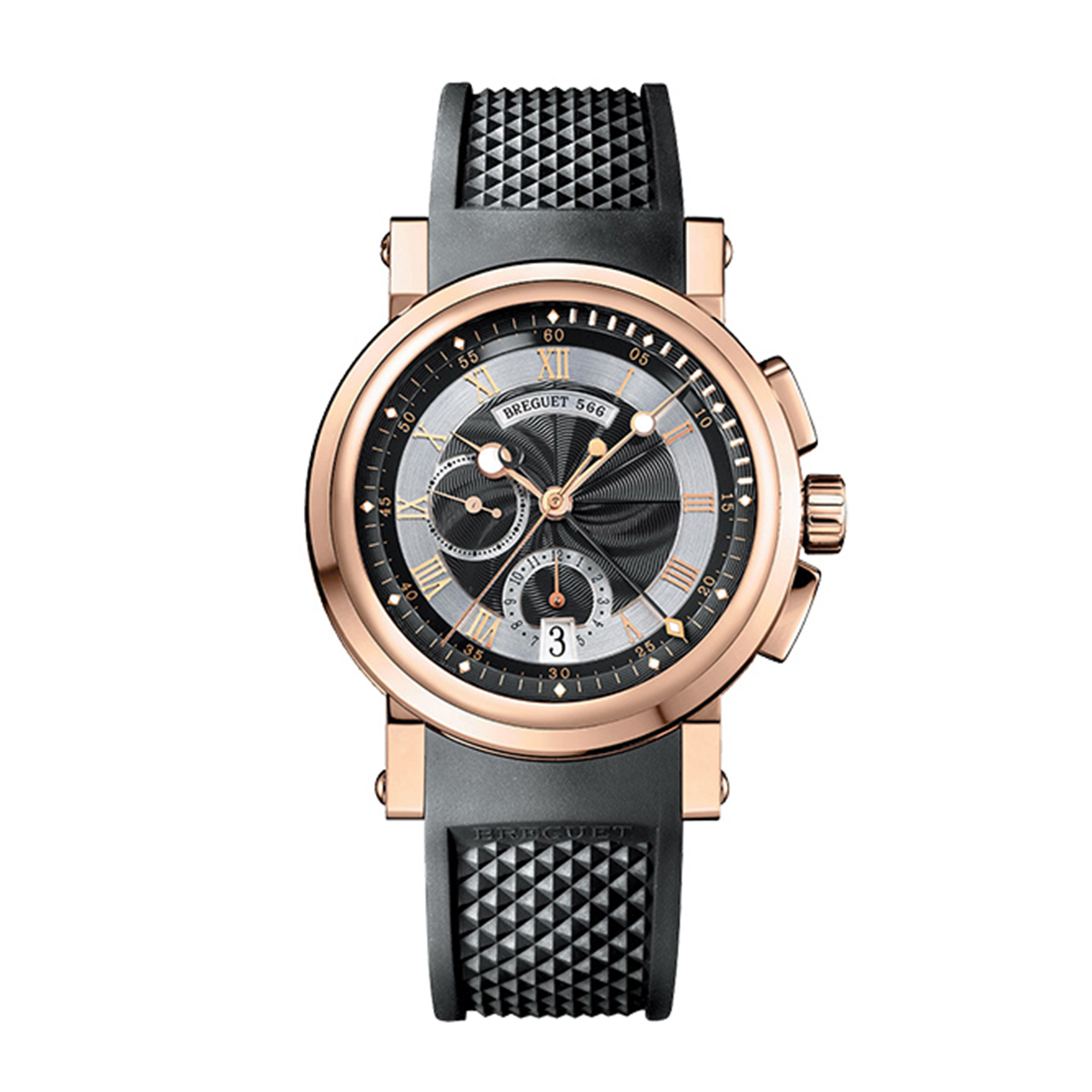 Breguet marine chronograph rose gold sale