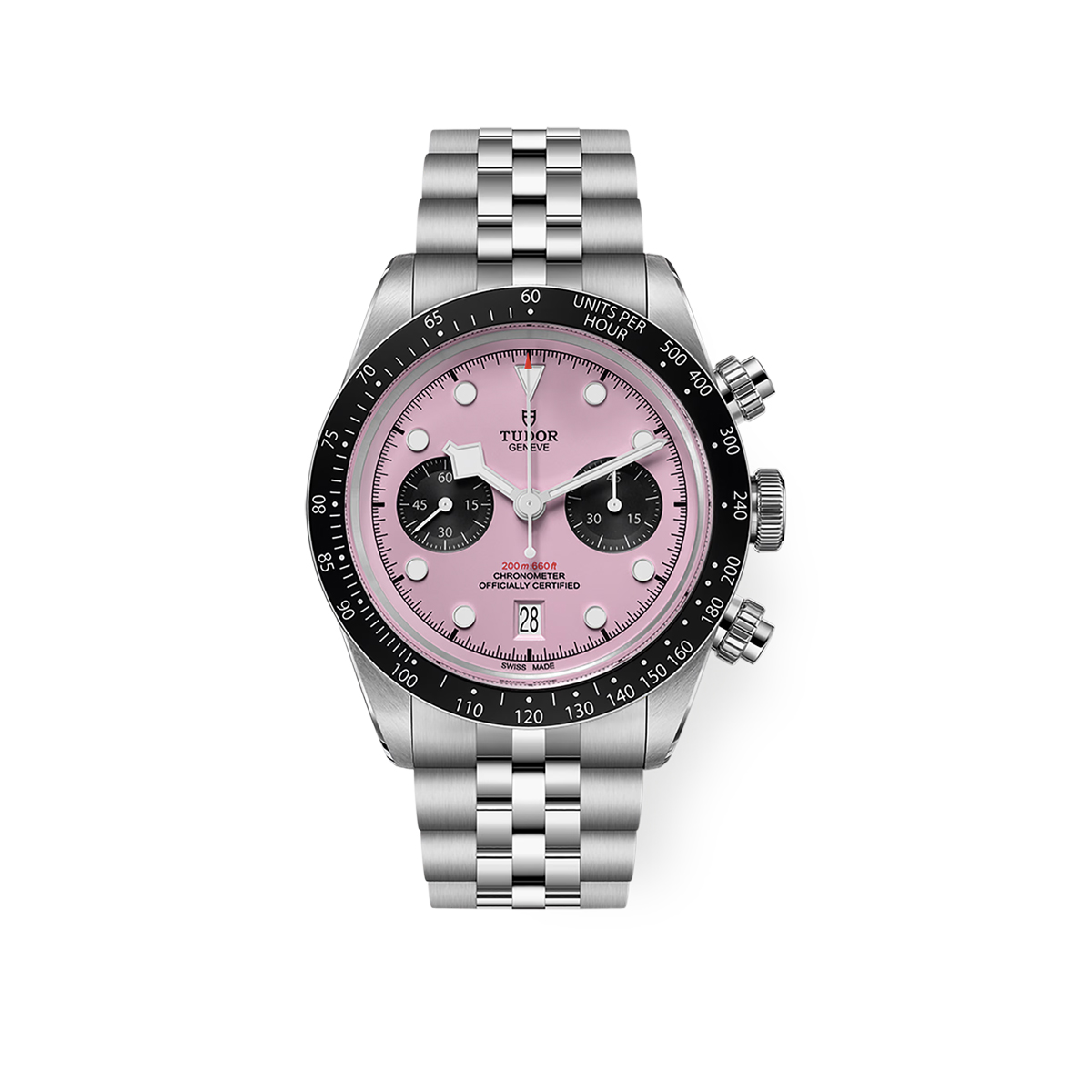 Buy Tudor | Black Bay Chrono Inter Miami Pink dial | M79360N-0019 in Dubai,  UAE in Luxury watch boutique 