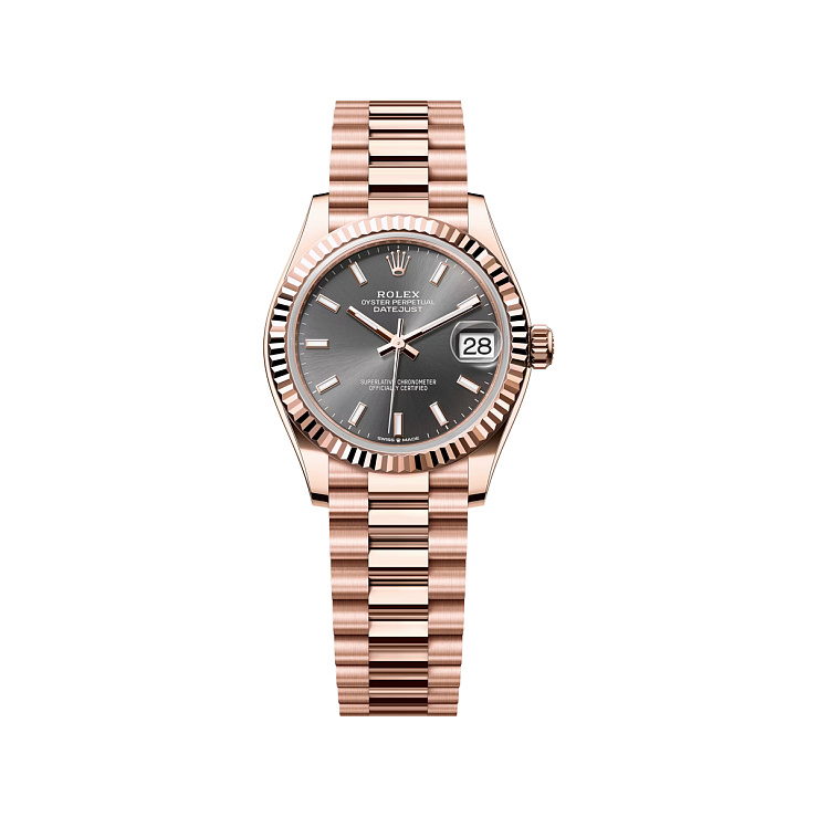 Datejust 31mm Rose Gold Grey dial