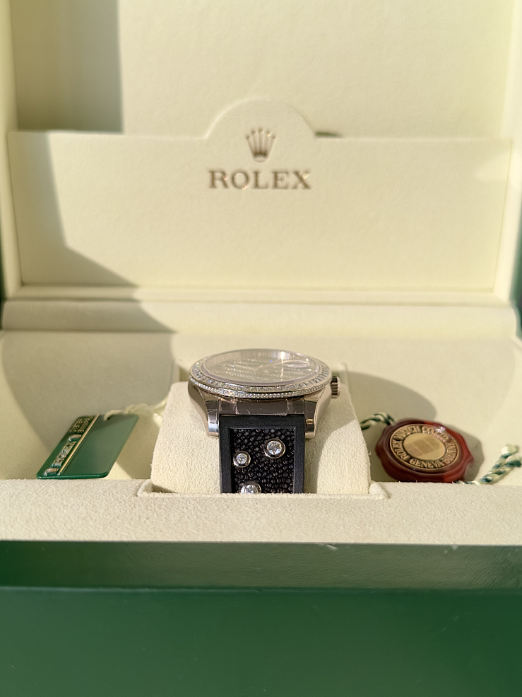 Datejust 36mm Zebra White Gold Factory Made