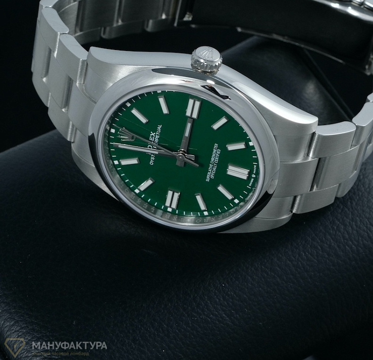 Oyster Perpetual 41 mm Green Dial