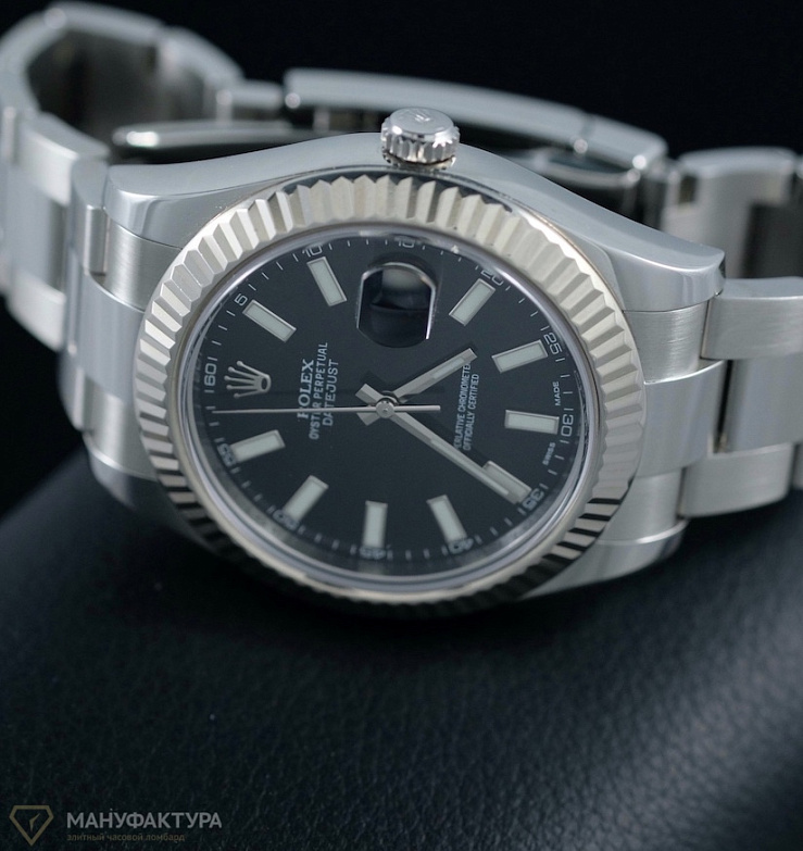 Datejust II 41mm Steel and White Gold