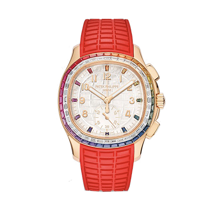 Aquanaut Luce &amp;quot;Rainbow&amp;quot; Rose Gold  Chronograph