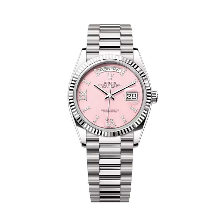 Day-Date 36mm White Gold Pink Dial