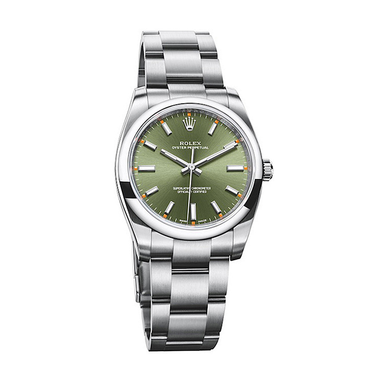 Oyster Perpetual 34mm Olive Dial