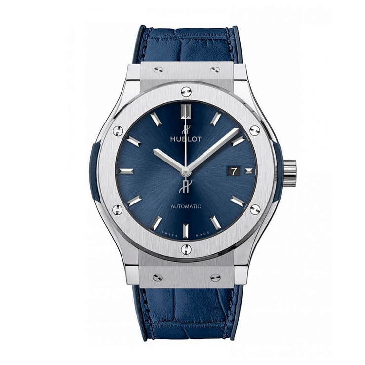 Fusion 42 mm Blue Titanium
