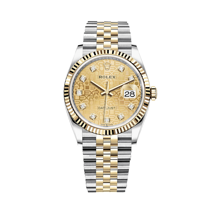 Datejust 36mm Motif Steel Yellow Gold