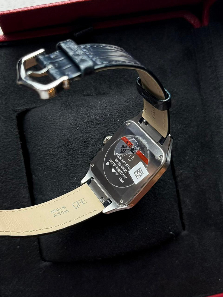 SANTOS-DUMONT STEEL QUARTZ Large model