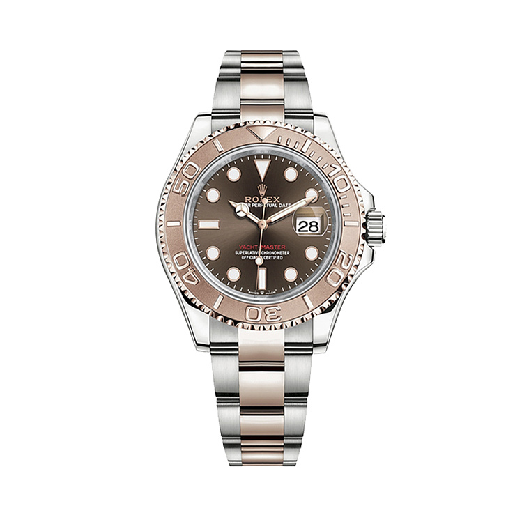 Yacht Master 40mm Steel Everose Chocolate Dial