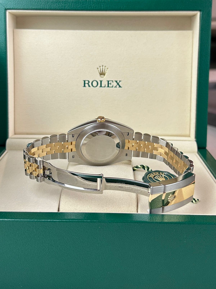 Datejust 41mm Steel & Yellow Gold Wimbledon Dial Jubilee Bracelet