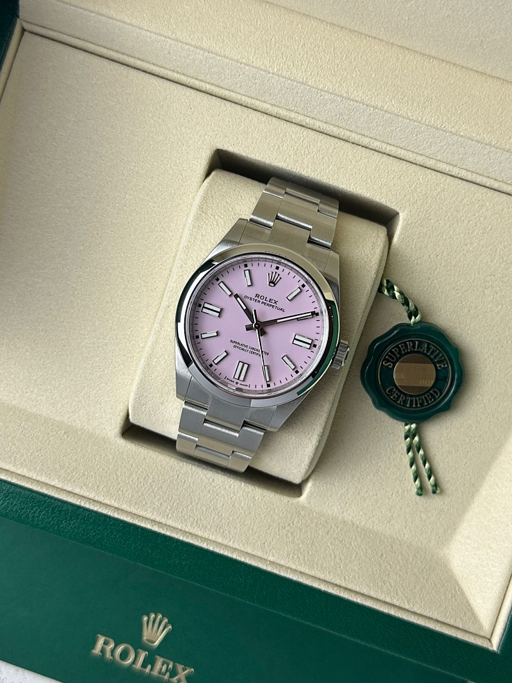 Oyster Perpetual New 41 mm Candy Pink Dial