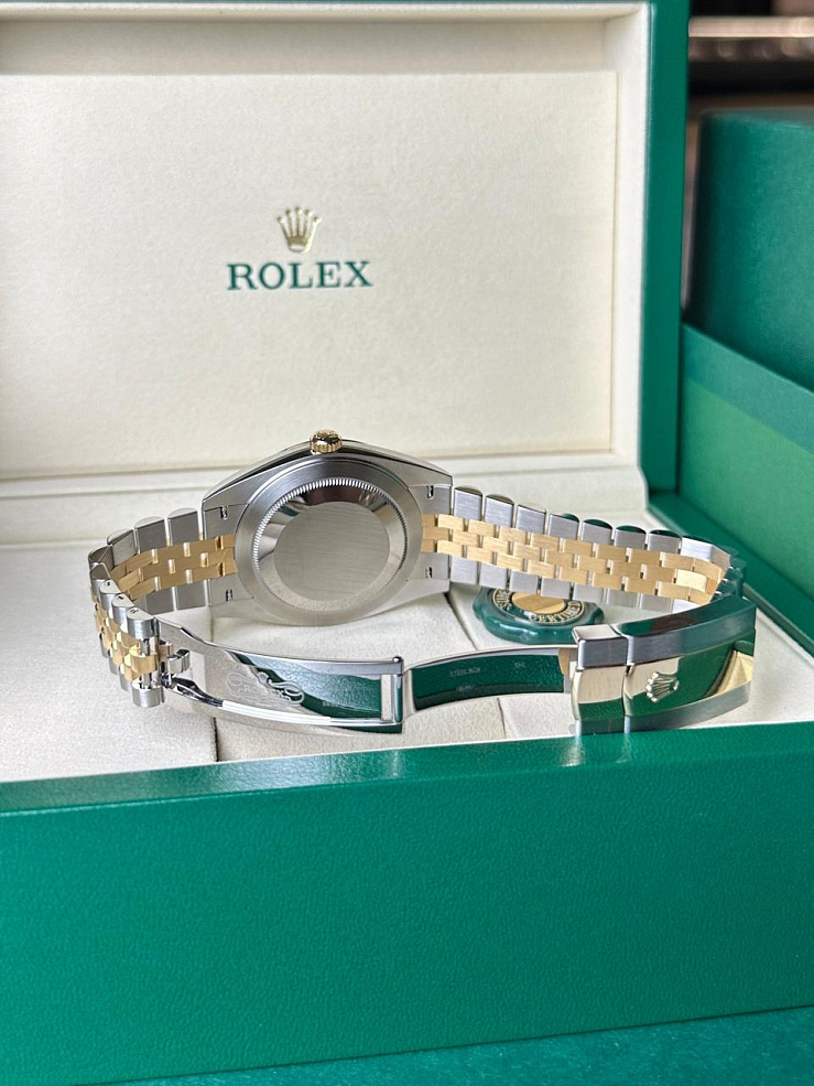 Datejust 41mm Steel & Yellow Gold Wimbledon Dial Jubilee Bracelet