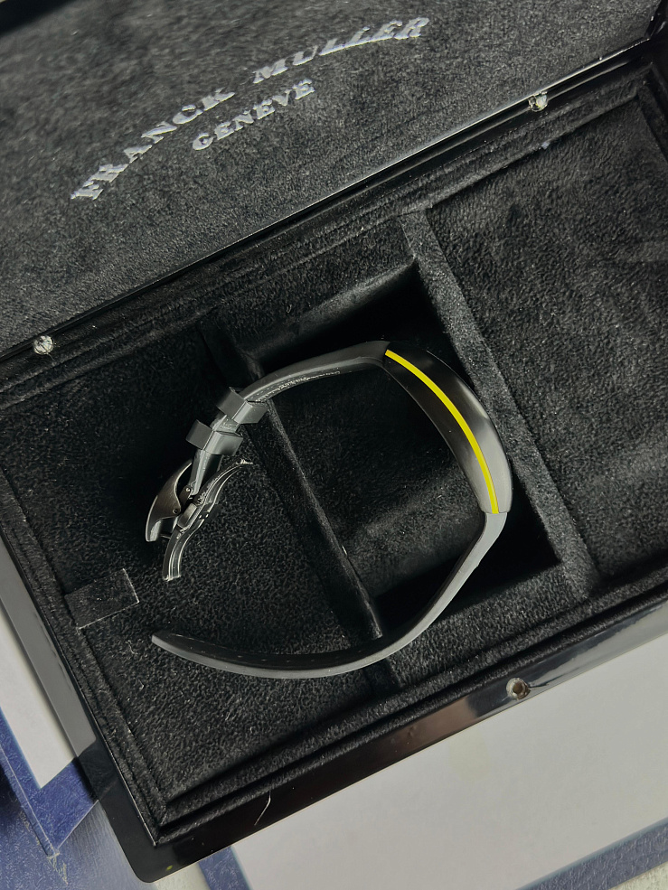 Vanguard Titanium Black and Yellow Dial 45mm