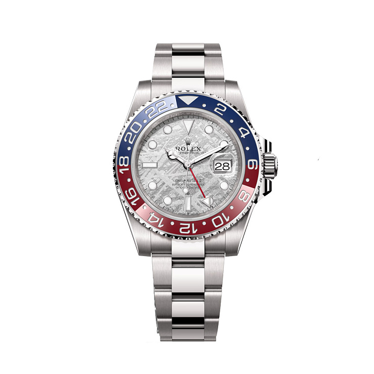 GMT Master II Pepsi White Gold Meteorite Dial