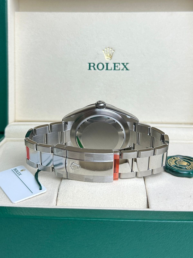 Sky-Dweller Steel & White Gold Black Dial Oyster bracelet