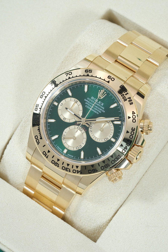 Cosmograph Daytona Yellow Gold New "John Mayer" Green Dial