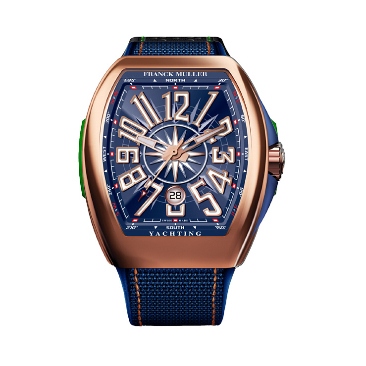 Vanguard Yachting Blue dial Rose Gold 45mm