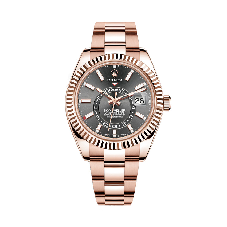 Sky-Dweller Rose Gold Slate Dial