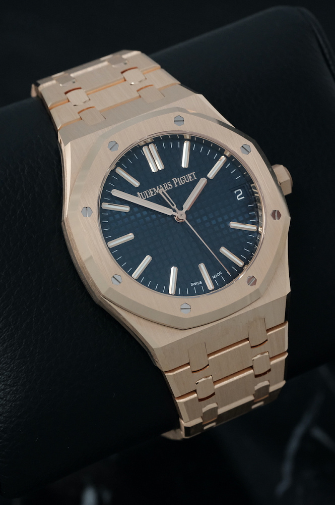 Royal Oak Selfwinding Rose Gold Blue Dial