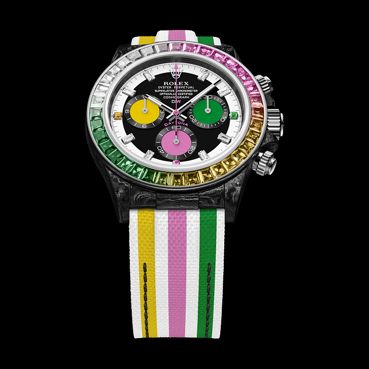 Rolex Daytona 40 Mm Rainbow Candy