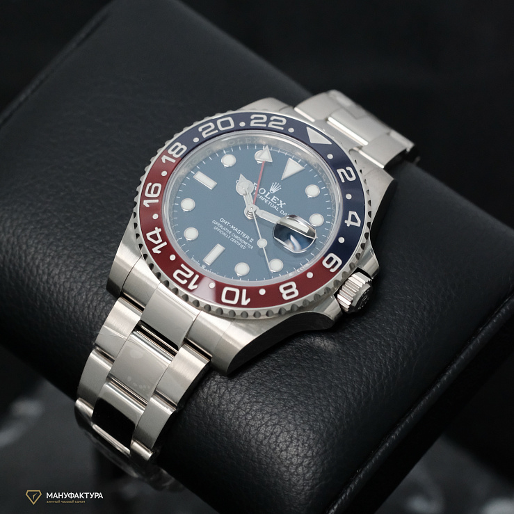 GMT Master II Pepsi White Gold