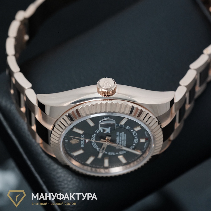 Sky-Dweller Rose Gold Slate Dial