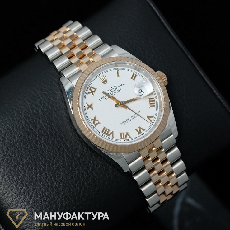 Datejust 36 mm Steel and Everose Gold