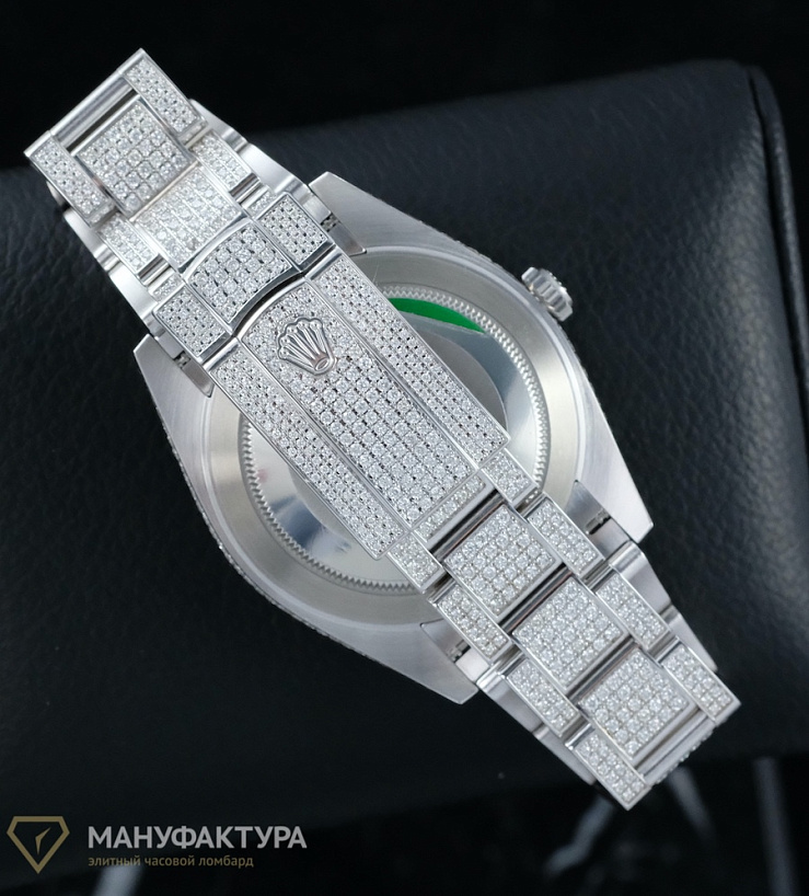 Datejust II Full Pave Rainbow