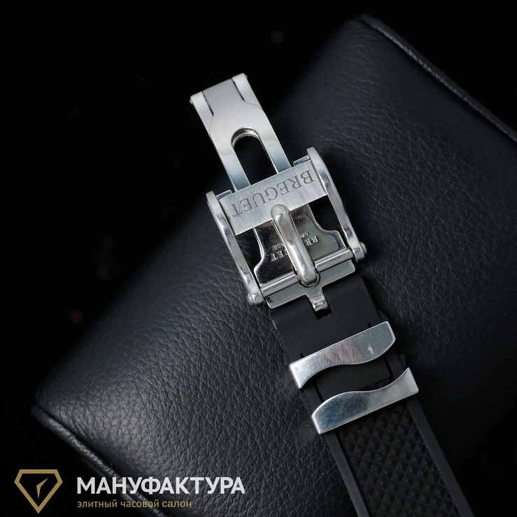 Marine II Big Date Steel Black Dial