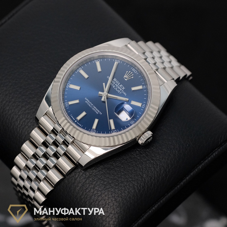 Oyster Perpetual Datejust 41mm Blue Dial