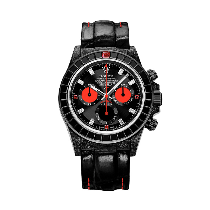 Rolex Daytona 40 Mm Rainbow Black Gems