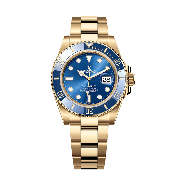 Submariner Date Blue Dial Yellow Gold 41mm