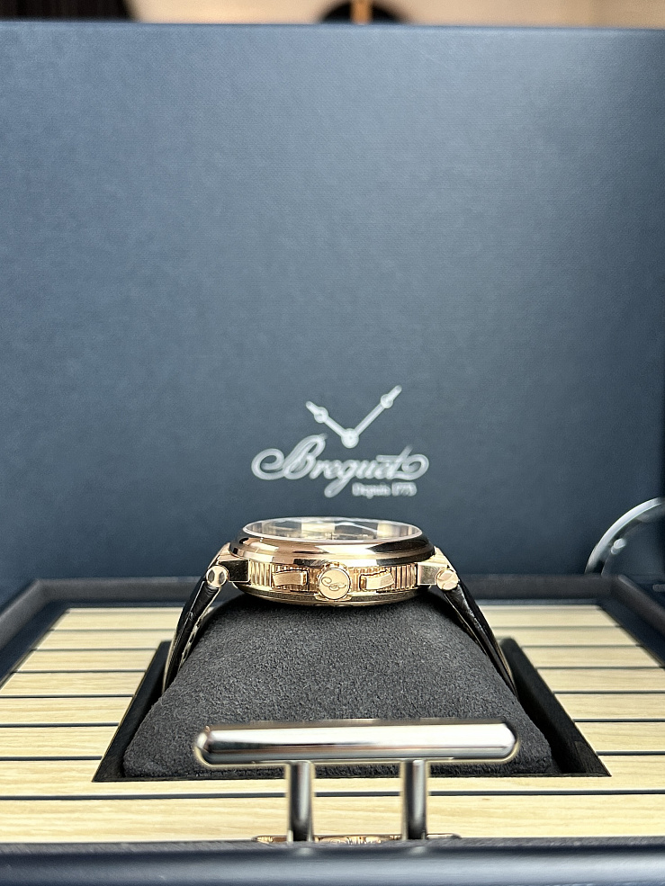 Marine Chronograph Rose Gold Dark Dial