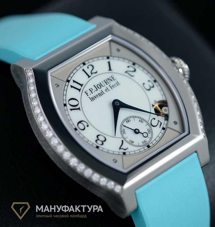 Titanium set with Diamonds Turquoise