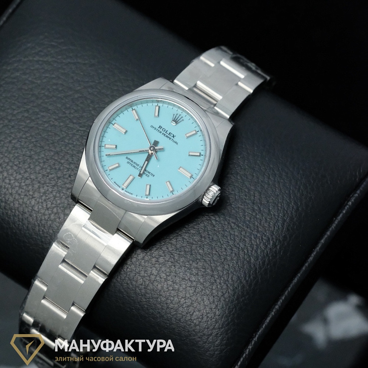 Oyster Perpetual Turquoise Blue 31mm