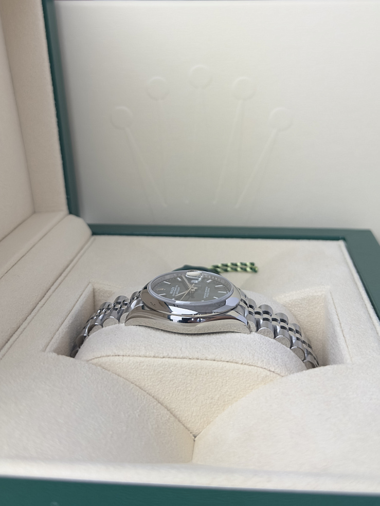 Datejust 31mm Steel Mint Green Dial Jubilee Bracelet