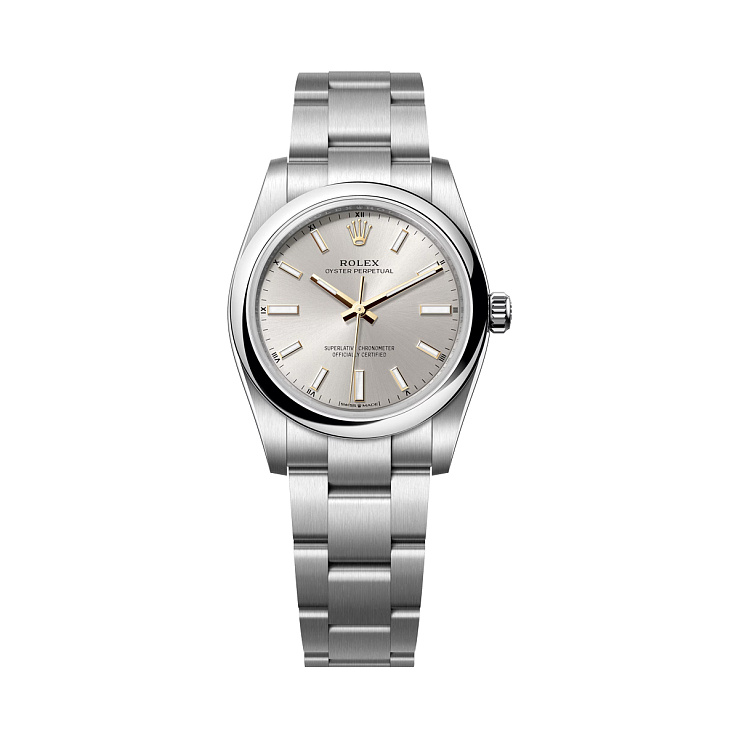 Oyster Perpetual 34mm Silver