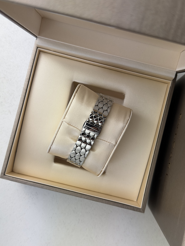 Serpenti Seduttori Steel Diamond bezel Black Dial 