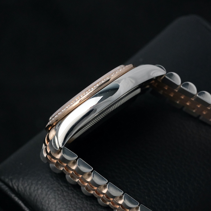 Datejust 36mm Steel & Rose Gold Diamond Bezel