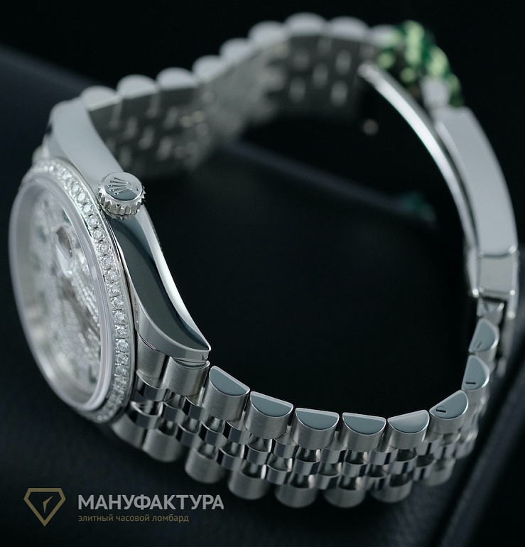 Datejust 36 mm Custom Diamonds Pave Dial 2021