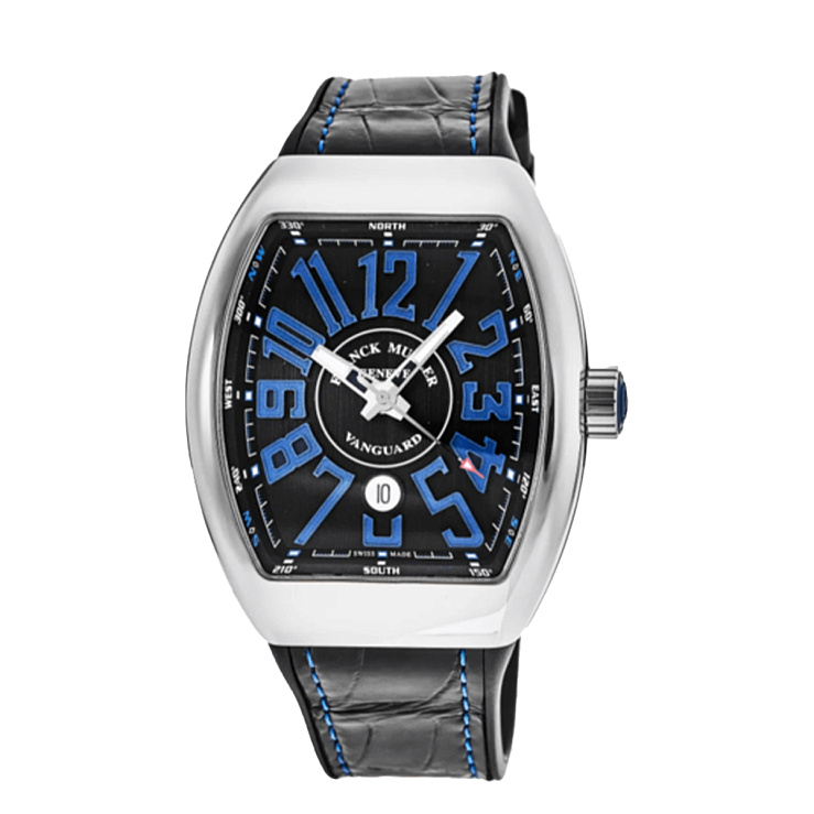 Vanguard 45mm Balck and Blue dial steel