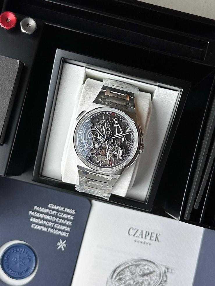 Czapek & Cie: Antarctique Rattrapante Ice Blue New