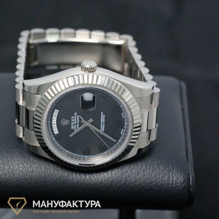 Day-Date 41 President Bracelet White Gold