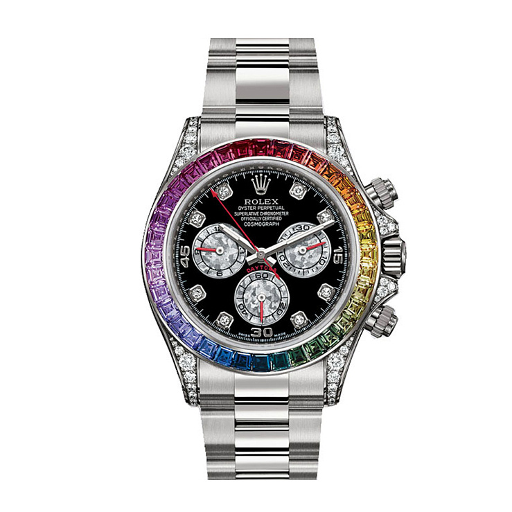 Daytona Rainbow Custom White Gold