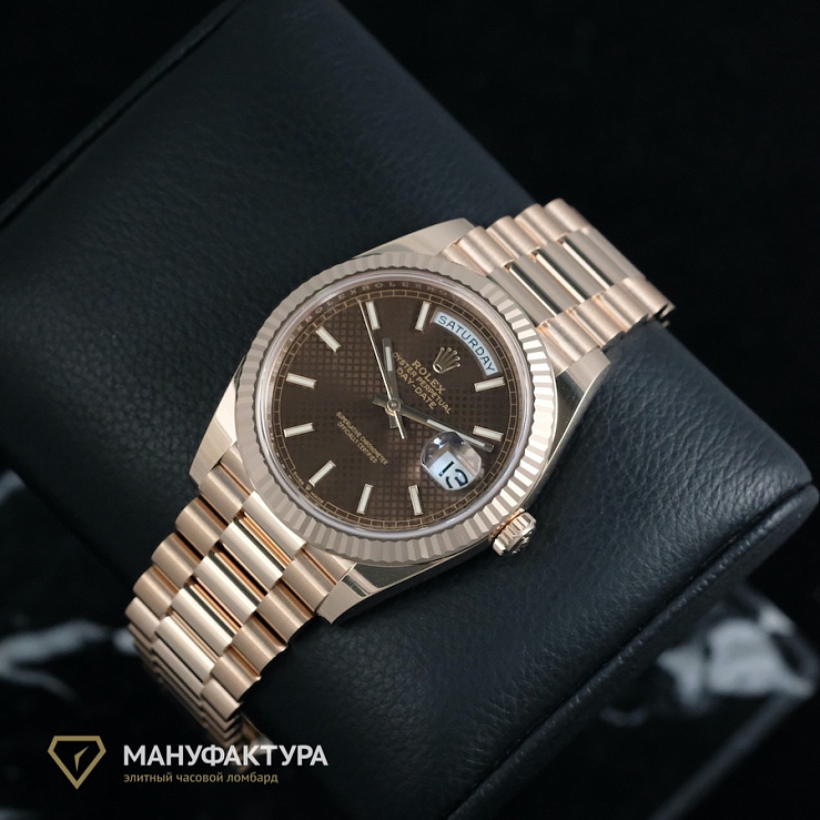 Day-Date Rose Gold Chocolate Dial 2021