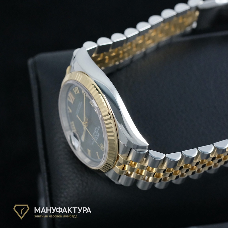 Oyster Perpetual Datejust 36 mm Rolesor Oystersteel and Yellow Gold