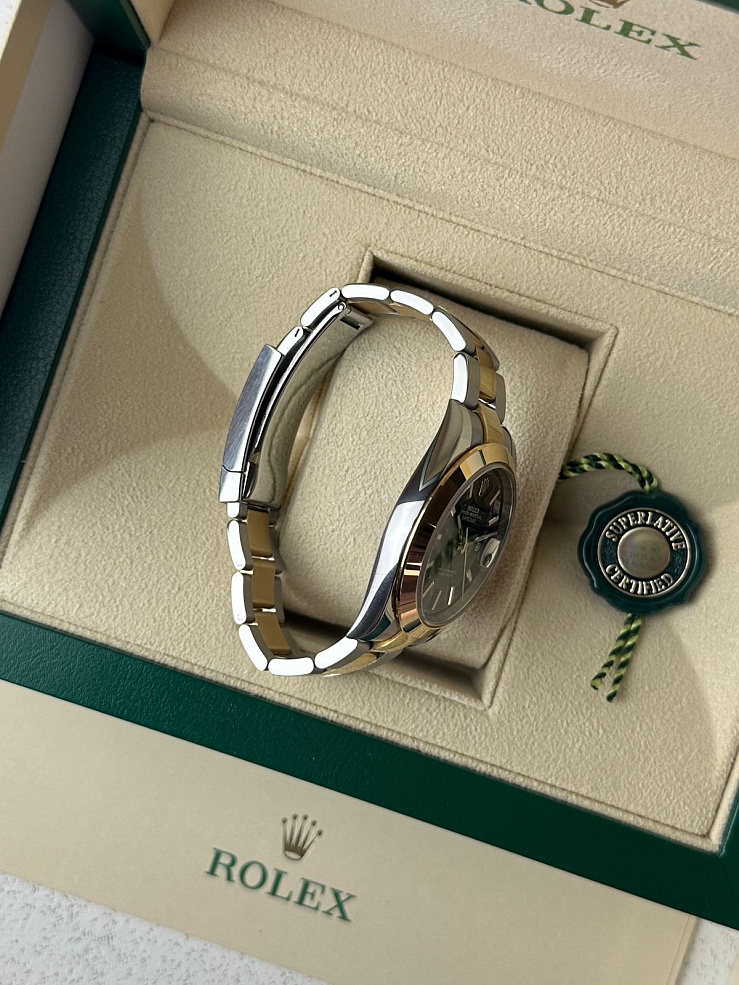 Datejust 41 Steel & yellow gold black dial Oyster bracelet